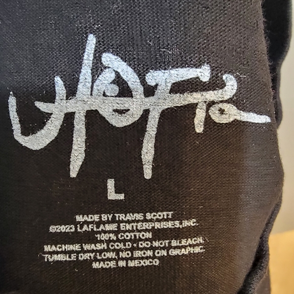 Travis Scott Utopia Tee IV Official Tour Merch Size Large New! * Flaw - Picture 5 of 10